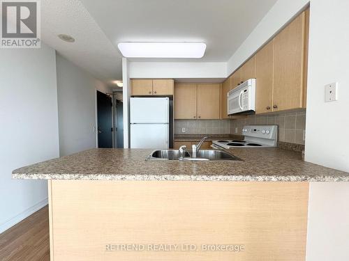 3001 - 30 Grand Trunk Crescent, Toronto, ON - Indoor Photo Showing Kitchen With Double Sink