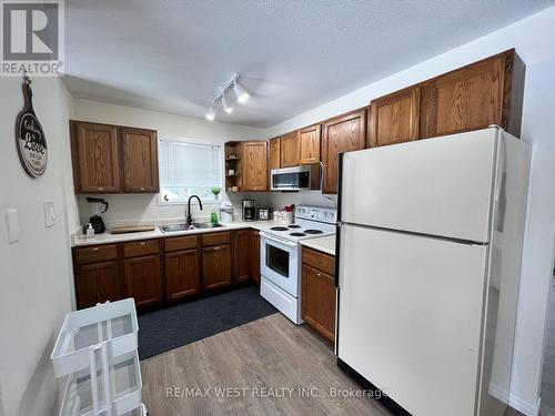 135 Hwy 559, Carling, ON - Indoor Photo Showing Kitchen With Double Sink