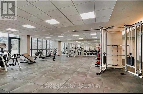 1612 - 4055 Parkside Village Drive, Mississauga, ON - Indoor Photo Showing Gym Room