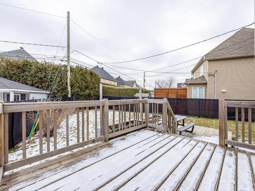 Backyard - 34 Rue De Fontenelle, Candiac, QC - Outdoor With Deck Patio Veranda With Exterior