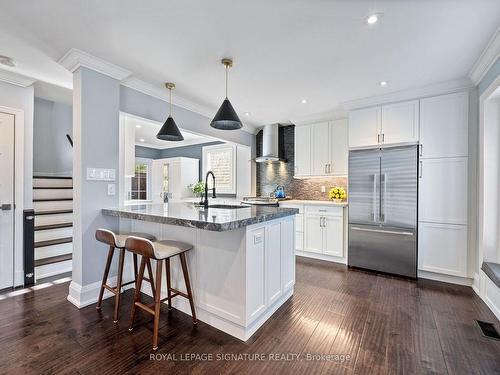 1445 Islington Ave, Toronto, ON - Indoor Photo Showing Kitchen With Upgraded Kitchen