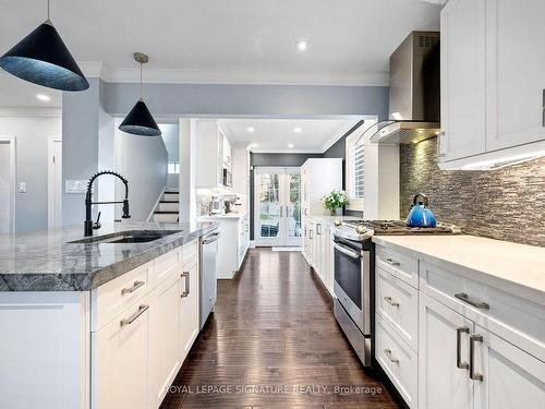 1445 Islington Ave, Toronto, ON - Indoor Photo Showing Kitchen With Upgraded Kitchen