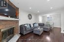 95 Martindale Crescent, Brampton, ON  - Indoor Photo Showing Living Room With Fireplace 