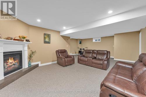 384 Boismier Avenue, Lasalle, ON - Indoor Photo Showing Basement With Fireplace