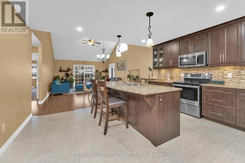 384 Boismier Avenue, Lasalle, ON - Indoor Photo Showing Kitchen With Stainless Steel Kitchen With Upgraded Kitchen