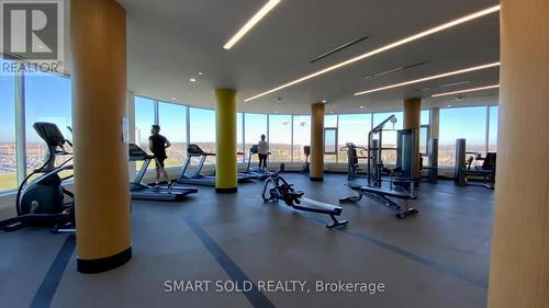 1216 - 2520 Eglinton Avenue, Mississauga, ON - Indoor Photo Showing Gym Room