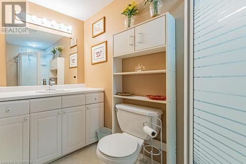 Bathroom with walk in shower, vanity, and toilet - 2080 Sixth Line, Oakville, ON - Indoor Photo Showing Bathroom