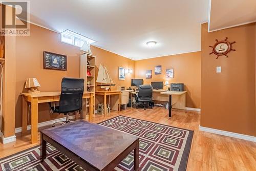 Office space featuring light hardwood / wood-style flooring - 2080 Sixth Line, Oakville, ON - Indoor