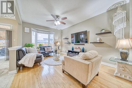 31 Watsonbrook Drive, Brampton, ON - Indoor Photo Showing Living Room With Fireplace