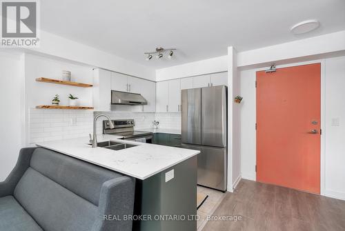 1208 - 1410 Dupont Street, Toronto, ON - Indoor Photo Showing Kitchen With Stainless Steel Kitchen With Double Sink