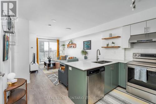 1208 - 1410 Dupont Street, Toronto, ON - Indoor Photo Showing Kitchen With Stainless Steel Kitchen With Double Sink