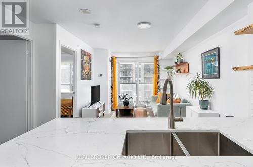 1208 - 1410 Dupont Street, Toronto, ON - Indoor Photo Showing Kitchen With Double Sink