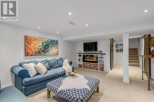 1168 Westerdam Road, Mississauga, ON - Indoor Photo Showing Living Room With Fireplace