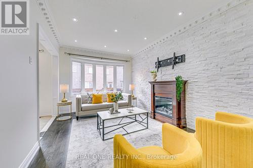 3078 Janice Drive, Oakville, ON - Indoor Photo Showing Living Room With Fireplace