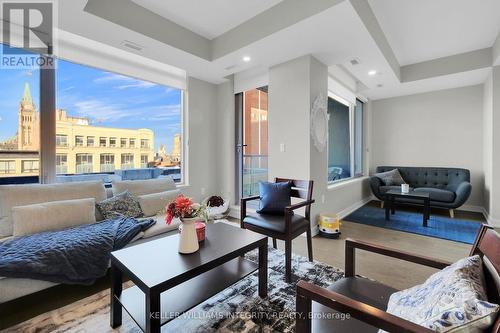 806 - 101 Queen Street, Ottawa, ON - Indoor Photo Showing Living Room