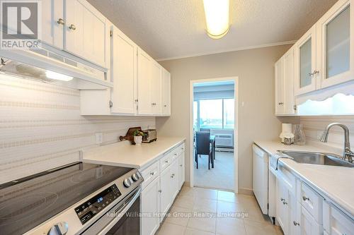 505 - 45 Westmount Road N, Waterloo, ON - Indoor Photo Showing Kitchen