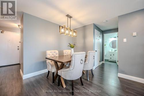 1206 - 55 Green Valley Drive, Kitchener, ON - Indoor Photo Showing Dining Room