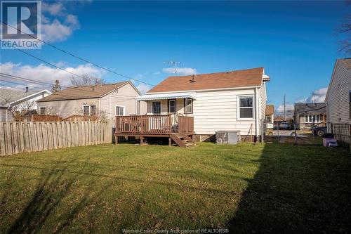 1621 Tourangeau Road, Windsor, ON - Outdoor With Deck Patio Veranda