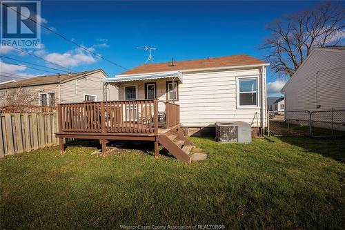 1621 Tourangeau Road, Windsor, ON - Outdoor With Deck Patio Veranda