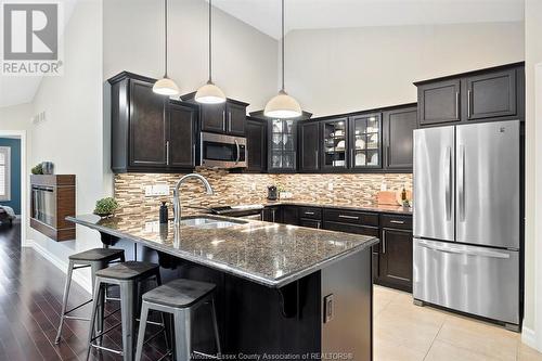 2454 Skinner Street, Lasalle, ON - Indoor Photo Showing Kitchen With Double Sink With Upgraded Kitchen