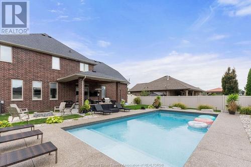 544 River Downs Avenue, Lakeshore, ON - Outdoor With In Ground Pool With Deck Patio Veranda