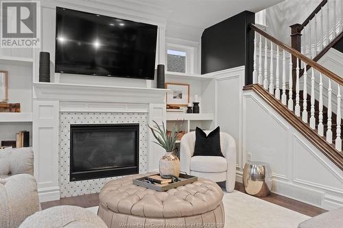 544 River Downs Avenue, Lakeshore, ON - Indoor Photo Showing Living Room With Fireplace