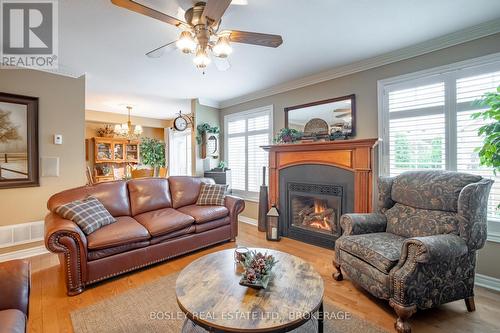 20 Robertson Road, Niagara-On-The-Lake (107 - Glendale), ON - Indoor Photo Showing Living Room With Fireplace