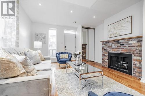 4 - 75 Upper Canada Drive, Toronto, ON - Indoor Photo Showing Living Room With Fireplace