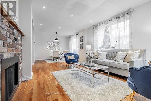 4 - 75 Upper Canada Drive, Toronto, ON - Indoor Photo Showing Living Room With Fireplace