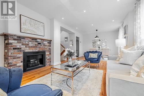 4 - 75 Upper Canada Drive, Toronto, ON - Indoor Photo Showing Living Room With Fireplace