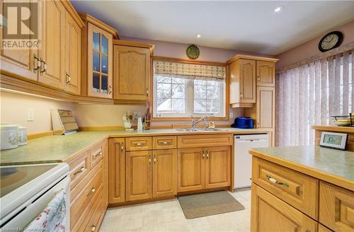 42 River Run Road, Drayton, ON - Indoor Photo Showing Kitchen With Double Sink