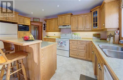 42 River Run Road, Drayton, ON - Indoor Photo Showing Kitchen With Double Sink