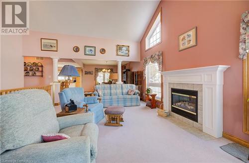 42 River Run Road, Drayton, ON - Indoor Photo Showing Living Room With Fireplace