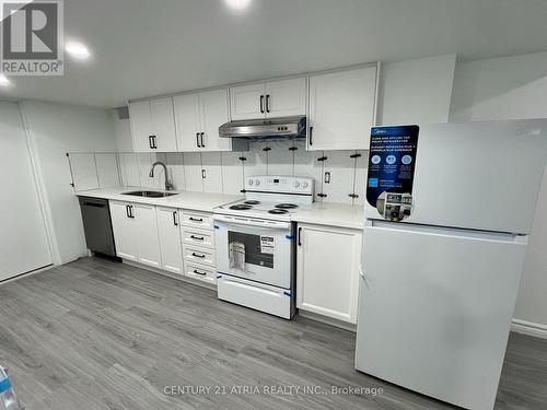 Bsmt - 43 Creedon Crescent, Ajax, ON - Indoor Photo Showing Kitchen With Double Sink