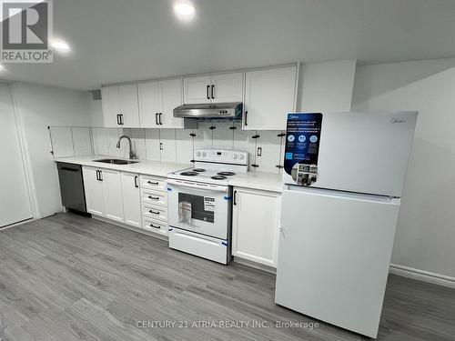 Bsmt - 43 Creedon Crescent, Ajax, ON - Indoor Photo Showing Kitchen With Double Sink