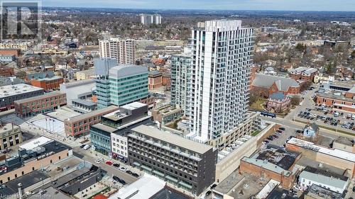 Drone / aerial view - 55 Duke Street Unit# 322, Kitchener, ON - Outdoor With View