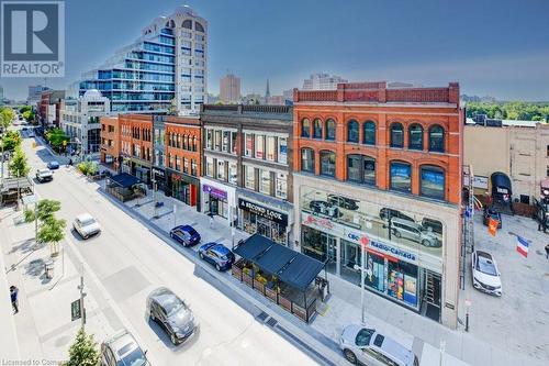 View of building exterior - 55 Duke Street Unit# 322, Kitchener, ON - 