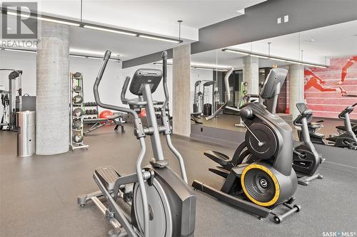 401 490 2Nd Avenue S, Saskatoon, SK - Indoor Photo Showing Gym Room