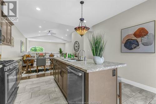 630 International Avenue, Lasalle, ON - Indoor Photo Showing Kitchen With Double Sink With Upgraded Kitchen