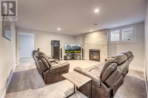 350 Sawgrass Place, Sarnia, ON - Indoor With Fireplace