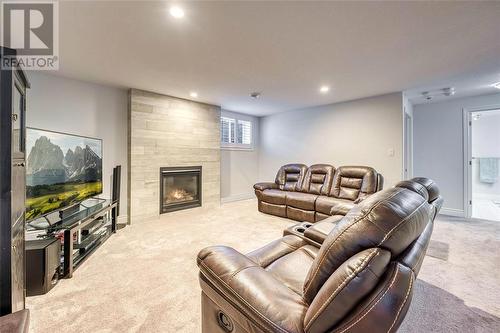 350 Sawgrass Place, Sarnia, ON - Indoor With Fireplace