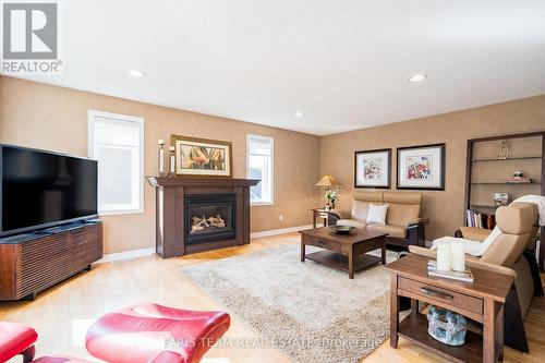 15 Fawn Crescent, Barrie, ON - Indoor Photo Showing Living Room With Fireplace