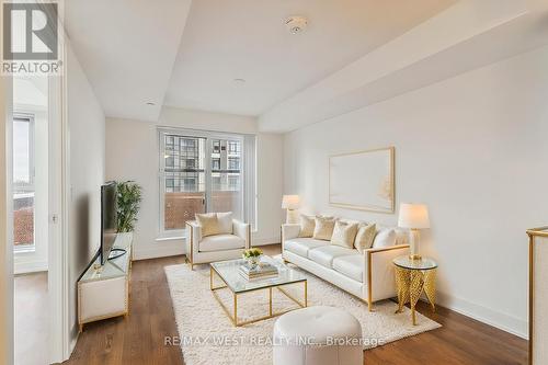 420 - 9 Mabelle Avenue, Toronto, ON - Indoor Photo Showing Living Room