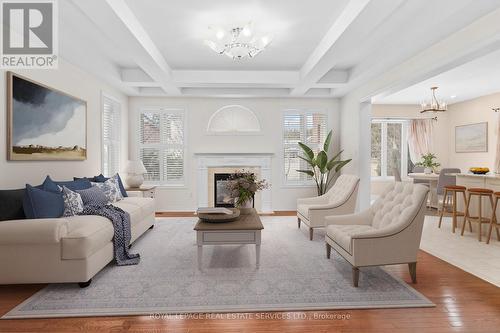 1387 Ferncrest Road, Oakville, ON - Indoor Photo Showing Living Room With Fireplace