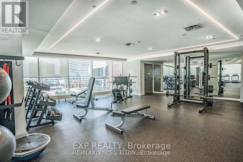 3605 - 4065 Confederation Parkway, Mississauga, ON - Indoor Photo Showing Gym Room