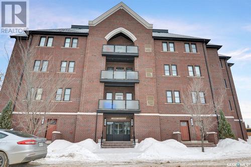 402 1515 Anson Road, Regina, SK - Outdoor With Balcony With Facade