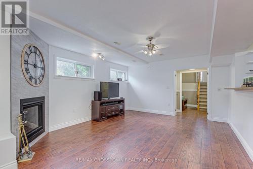 1104 Alfred Street, Innisfil, ON - Indoor Photo Showing Living Room With Fireplace