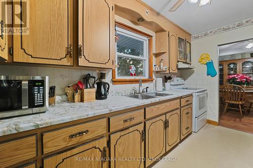 172 Queen Street, Port Colborne, ON - Indoor Photo Showing Kitchen With Double Sink