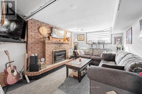 94 Archibald Street, Brampton, ON - Indoor Photo Showing Living Room With Fireplace