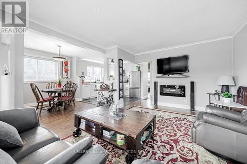 94 Archibald Street, Brampton, ON - Indoor Photo Showing Living Room With Fireplace